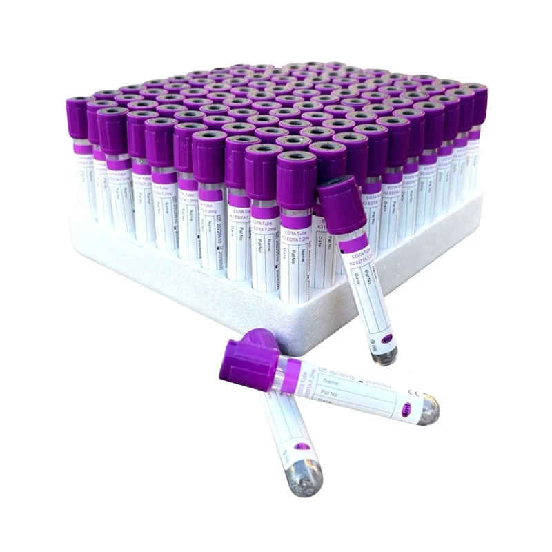 Blood Collection Vacuum Tube - Purple